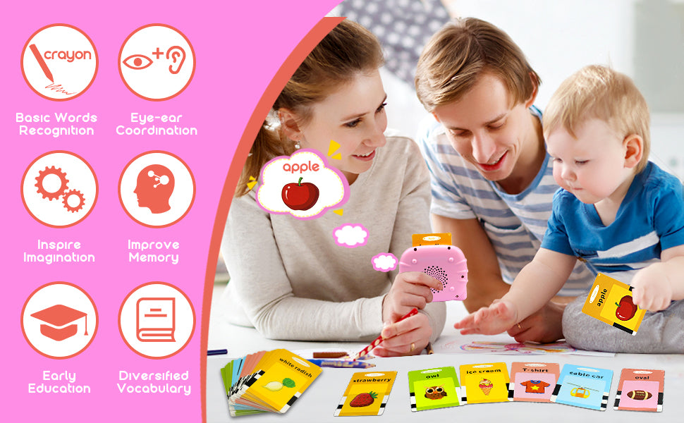 Talking Flash Cards Educational Toy | Early Education Learning Device
