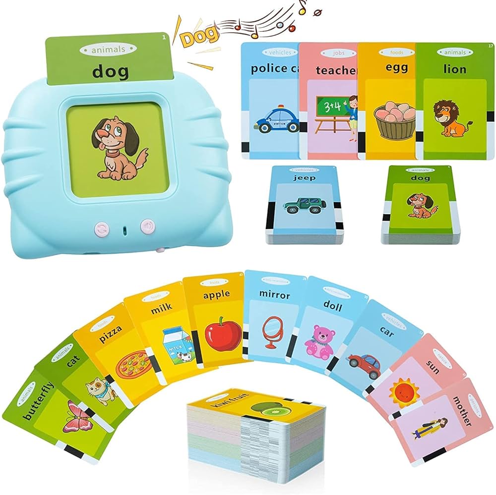 Talking Flash Cards Educational Toy | Early Education Learning Device